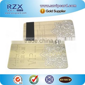 High quality Magnetic stripe card/ metal card from China supplier