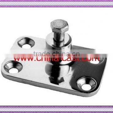 2016 Hot sale stainless steel 316/304 mirror polished deck hinge plate for ship