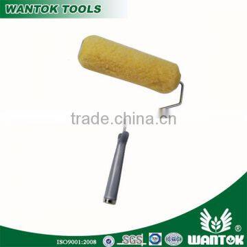 WT0306603 9" paint roller with frame/ rubber pattern paint roller,plastic handle