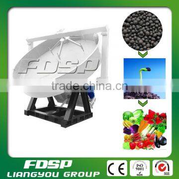 Low cost maintenance fertilizer animal manure disc granulator