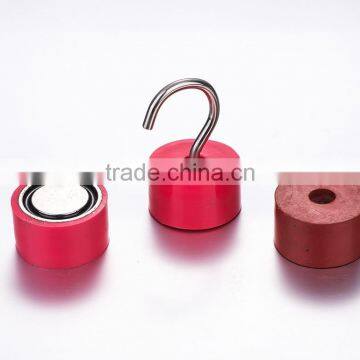 Strong Neodymium Rubber Cover Magnetic Hook photo-2