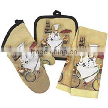 Christmas Festival Kitchen Custom Printing Oven Mitt photo-2