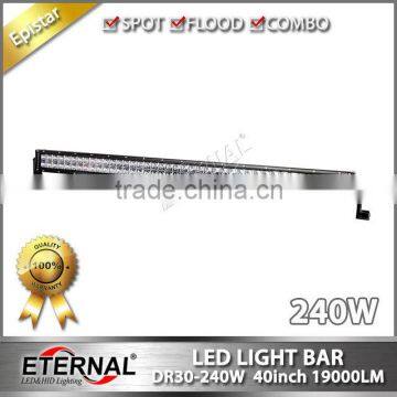 240W 42in high power wrangler rubicon vehicles double row spot led off road light bar atv roof lamp