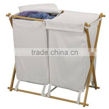 Wholesale Bamboo Laundry Basket Stand photo-4