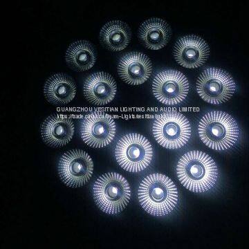 DMX 18PCS 15W RGBWAUV 5in1 LED PAR Light for Indoor Stage photo-2