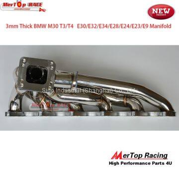 Mertop Race 3mm Thick Schedule 40 Manifold for B** M30 T4/T3 Turbo E30/E32/E34/E28/E24/E23/E9 photo-2