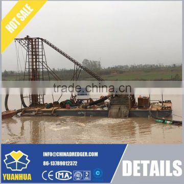 Drill-type sand dredger for Romania