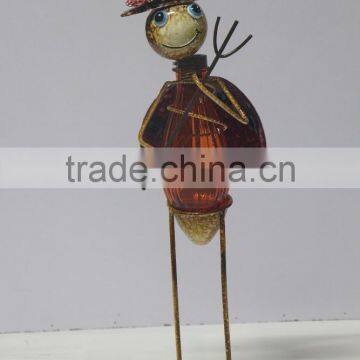solar garden light outdoor decorative metal animal solar light
