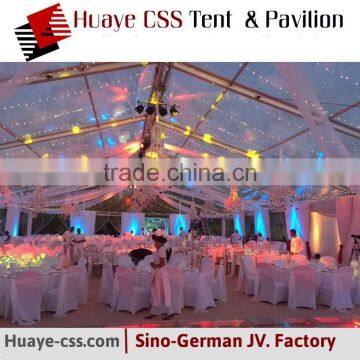 Chinese Golden supplier PVC tent from huaye for wedding