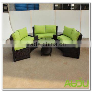 Audu Ratttan Wicker Outdoor Circular Sofas photo-4