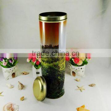 Factory Wholesale Promotional Gift Red Wine Metal Tin Tube photo-3
