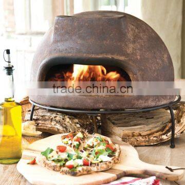 wood burning pizza oven