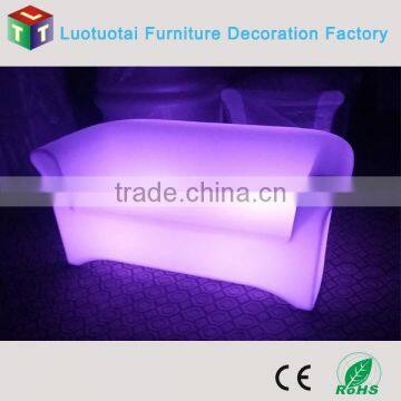 China supplier LED lighting sofa sets, lighted sofa furniture