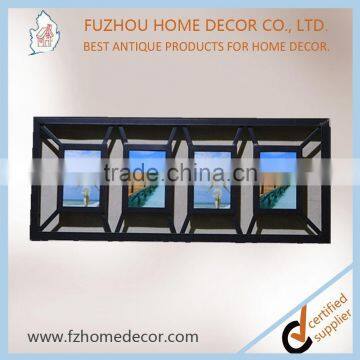 2017 Popular Black Iron Photo Frame With Multi Window for Home Decoration photo-2