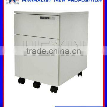 New Metal Mobile Pedestal with Combintation Lock, Digital Lock Pedestal,code lock pedestal