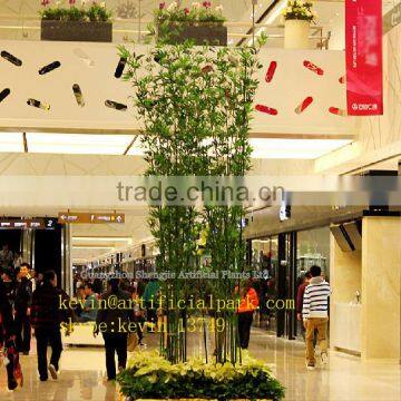 LF101616 Artificial Bamboo Plants/hot Sale Real Trunk Fake Bamboo Plants photo-3