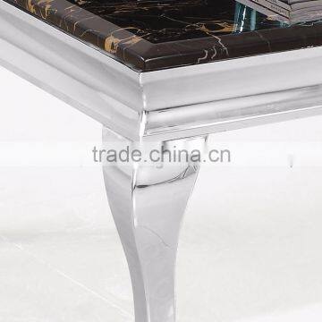 Newest Model Coffee Table With Black Marble Top photo-4