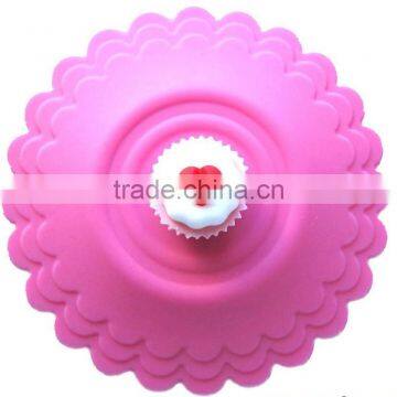 LFGB,FDA,SGS Certification and Cups & Saucers Drinkware Type Silicone Coffee Cup Lid photo-3