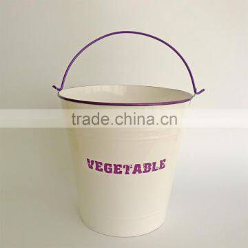 Metal powder caoting laundry basket Clothes bucket