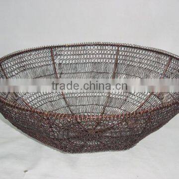 Iron Wire Basket,Antique Wire Basket,Decorative Basket