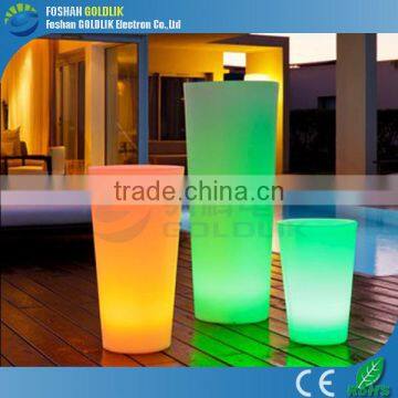 Rechargeable Lithium Battery Power Outdoor LED Pot Lights