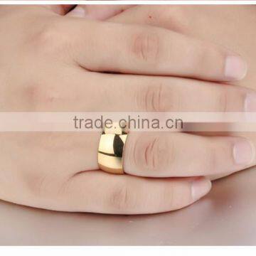 Cheap Wholesale Plain Black Stainless Steel Men Rings photo-5