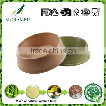 Good Capacity Best Selling Items Bamboo Round Dog Bowl photo-3