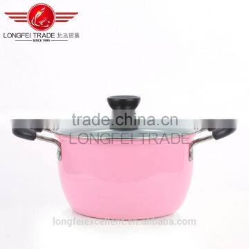 Yiwu Factory Wholesale Colorful Stainless Steel Soup Boilling Pot Set photo-2