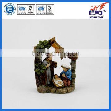 Resin catholic religious polyresin christmas holy family nativity sets figurines