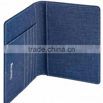 Fabric Passport Holder Wallet Cover Case RFID Blocking Travel Wallet photo-2