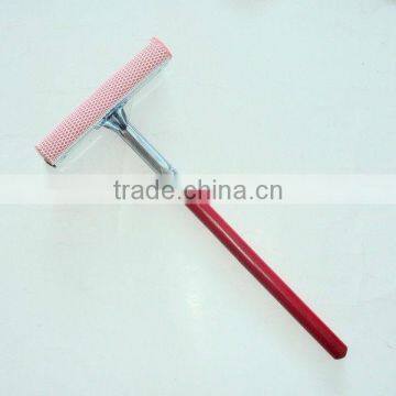 Car window clean squeegee with wooden handle/ glass wiper