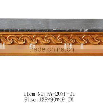 FA-205P-01 Antique Furniture Coffee Table With Marble in Set photo-3