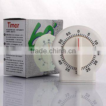 Plastic desk timer clock in portable and novelty feature