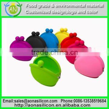 Wholesale Silicone Money Coin Bag|Mini Lady Wallets|Silicon Pouch