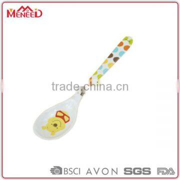 Food Grade Material 100% Mealtime Feeding Kids Plastic Spoons With Princess Printing photo-2