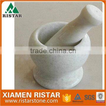 Mini White Marble Stone Mortar and Pestle for Promotion photo-5