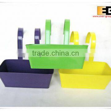 Zinc Powder Coated Decorative Hanging Flower Planters photo-2