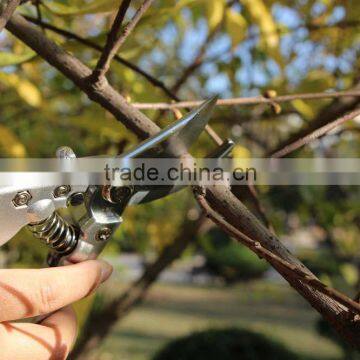 New Design Sk5 Blade and Aluminum Alloy Handle Pruners,, Garden Tool Ratchet Pruning Shears For Weak Hands photo-5