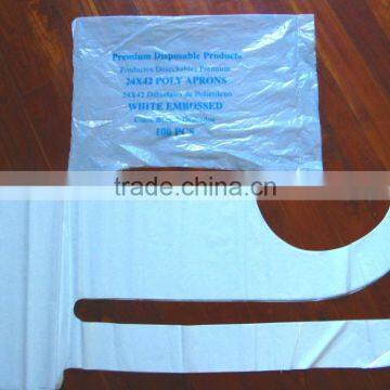 disposable LDPE HDPE aprons, small packing qprons