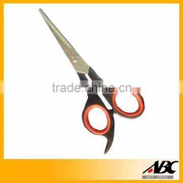 Professional Plastic Handle Metal Hair Cutting Scissors