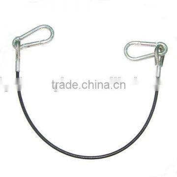Safety Cables with Two Hooks in Factory Price/Cheap Price Safety Cable Details/Cable Wall Hook