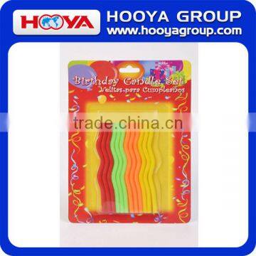 Wavy Promotional Happy Birthday Flameless Candle Light