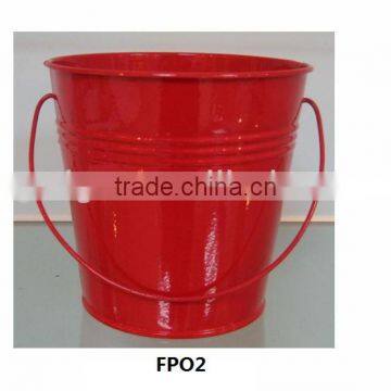 HOT-SALE Red iron bucket