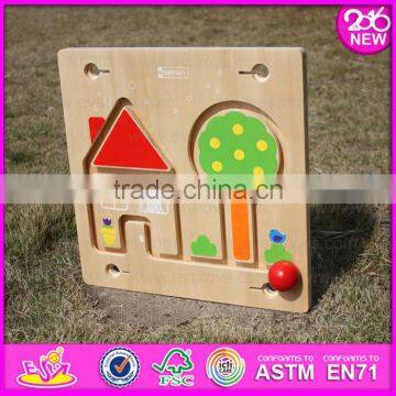 2016 Wholesale Intelligent Kids Toy Wooden Ball Maze Game W11H009 photo-3