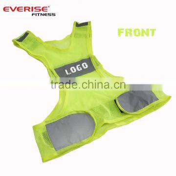 Night Cycling Riding Running Outdoor Sports Reflective Safety Vest Brilliant Green