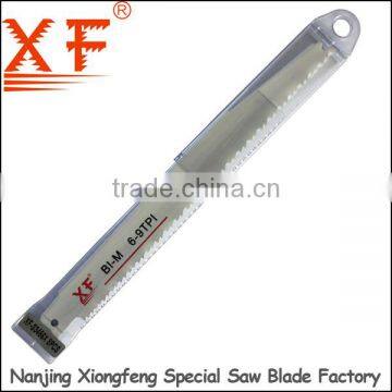 XF-S3456X plastic box metal cutting BI-M reciprocating saber saw blade