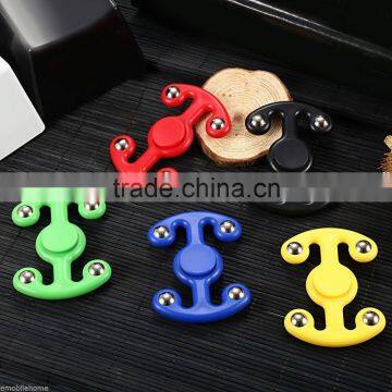 Fidget Hand Spinner Finger Toy Stress Reliever Killing Time Adults/Kids Red photo-6