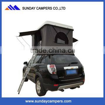 High Quality Hot Sale off Road Roof Top Tent Hard Shell Black photo-2