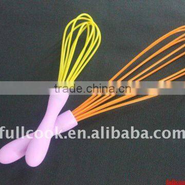 Silicone egg beater w/beautiful ABS handle