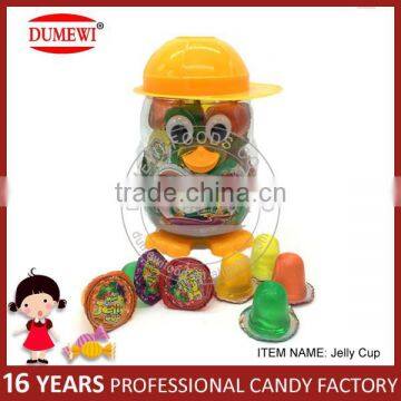 Halal Mini Fruit Jelly Cup in Penguin Jar photo-2